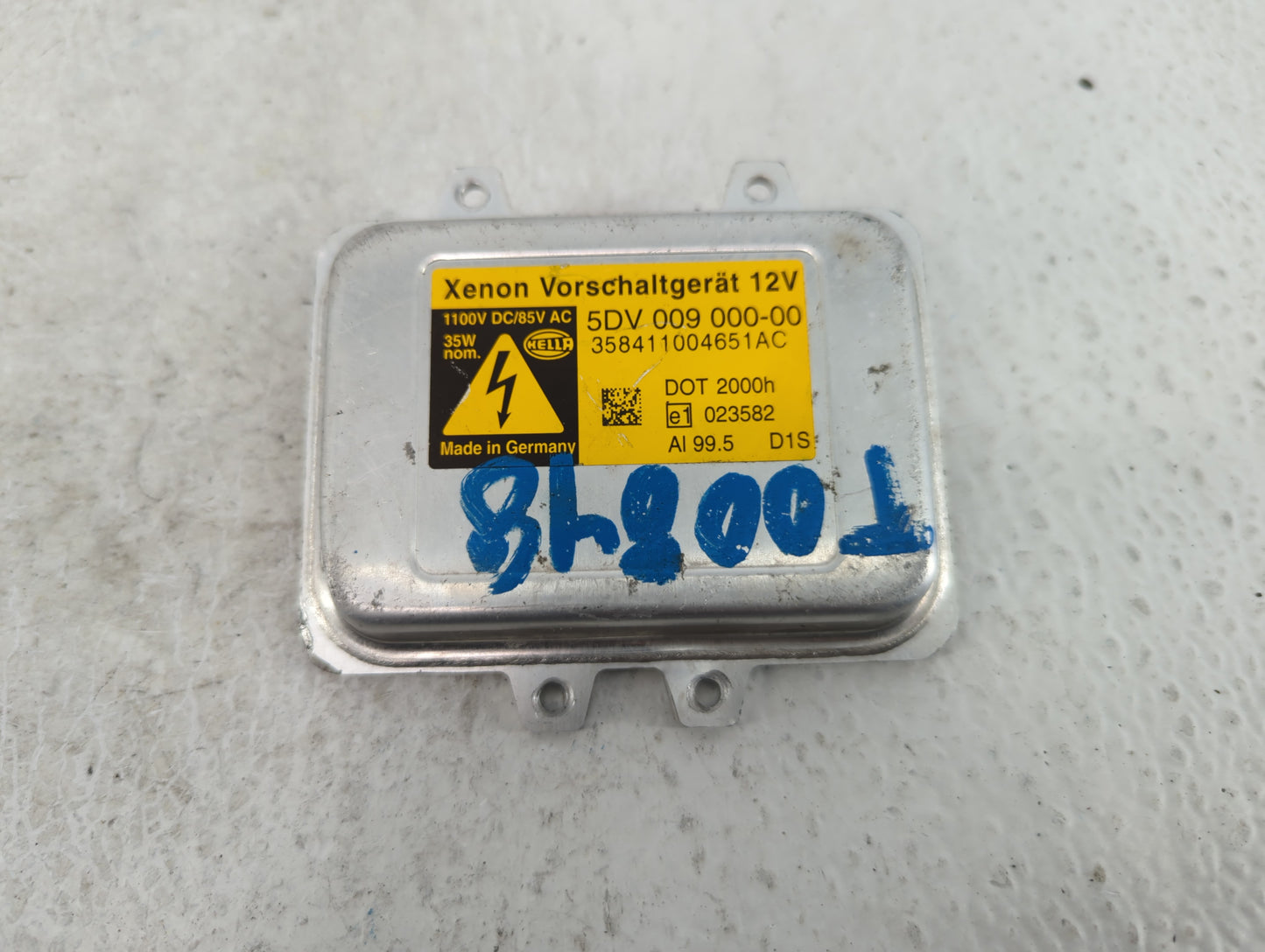 2004-2005 Bmw 525i Headlight Ballast Head Light - Oemusedautoparts1.com