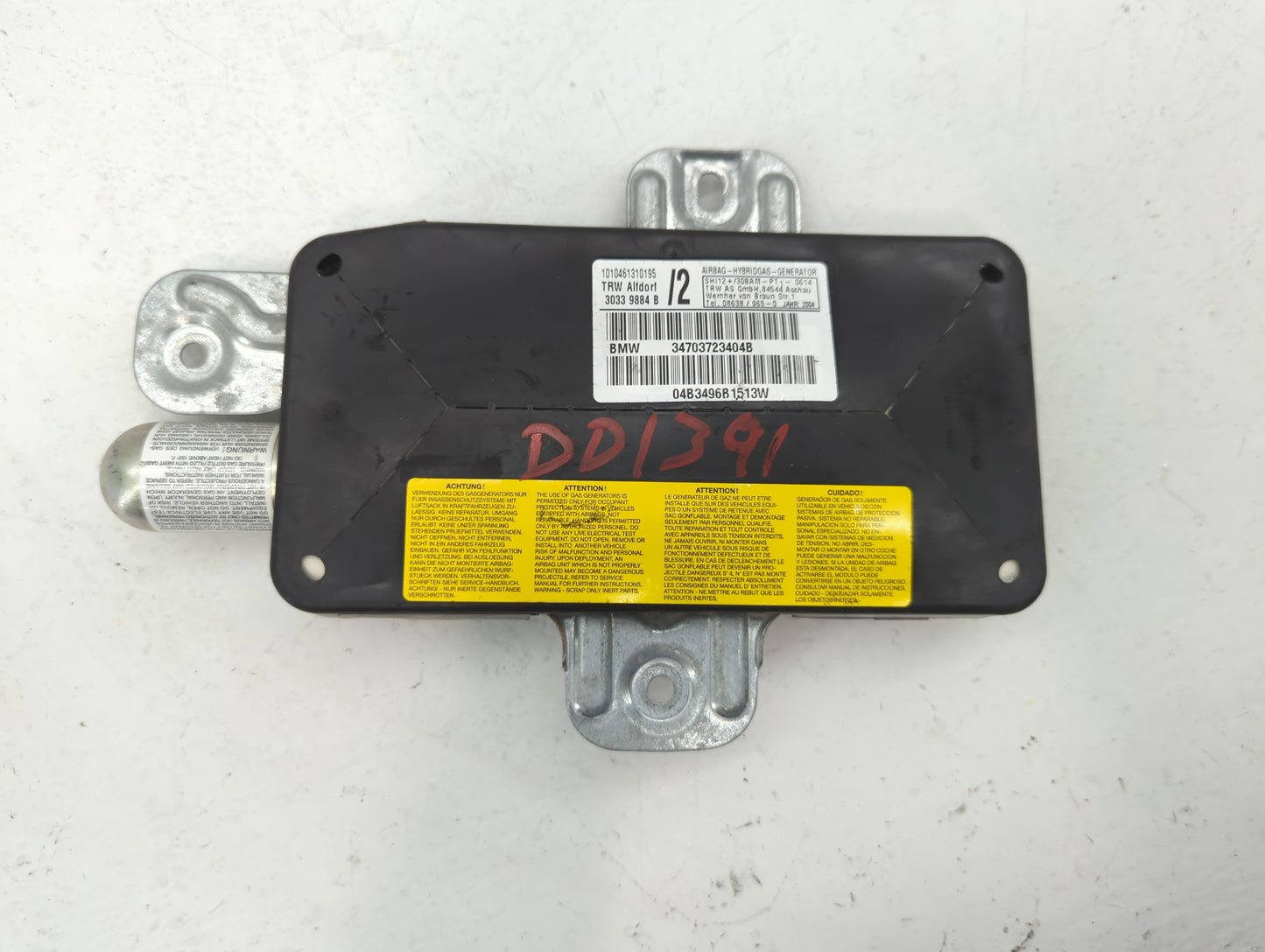 2001-2006 Bmw X5 Air Bag Passenger Right Dashboard Oem - Oemusedautoparts1.com