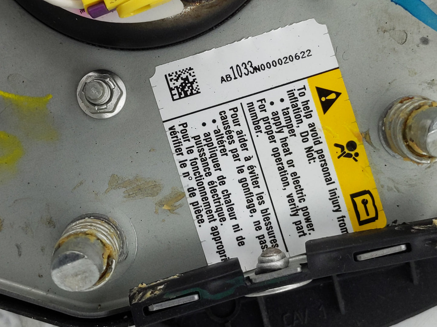 2005-2006 Buick Lacrosse Air Bag Driver Left Steering Wheel Mounted - Oemusedautoparts1.com