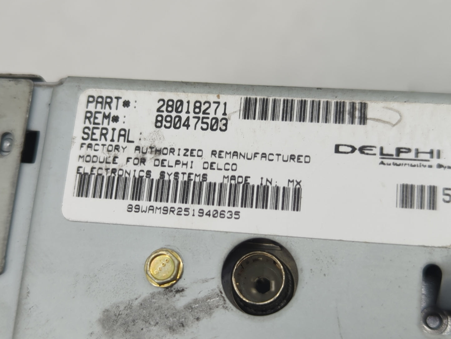 2005-2007 Buick Lacrosse Radio AM FM Cd Player Receiver Replacement Fits Fits 2005 2006 2007 OEM Used Auto Parts - Oemusedau