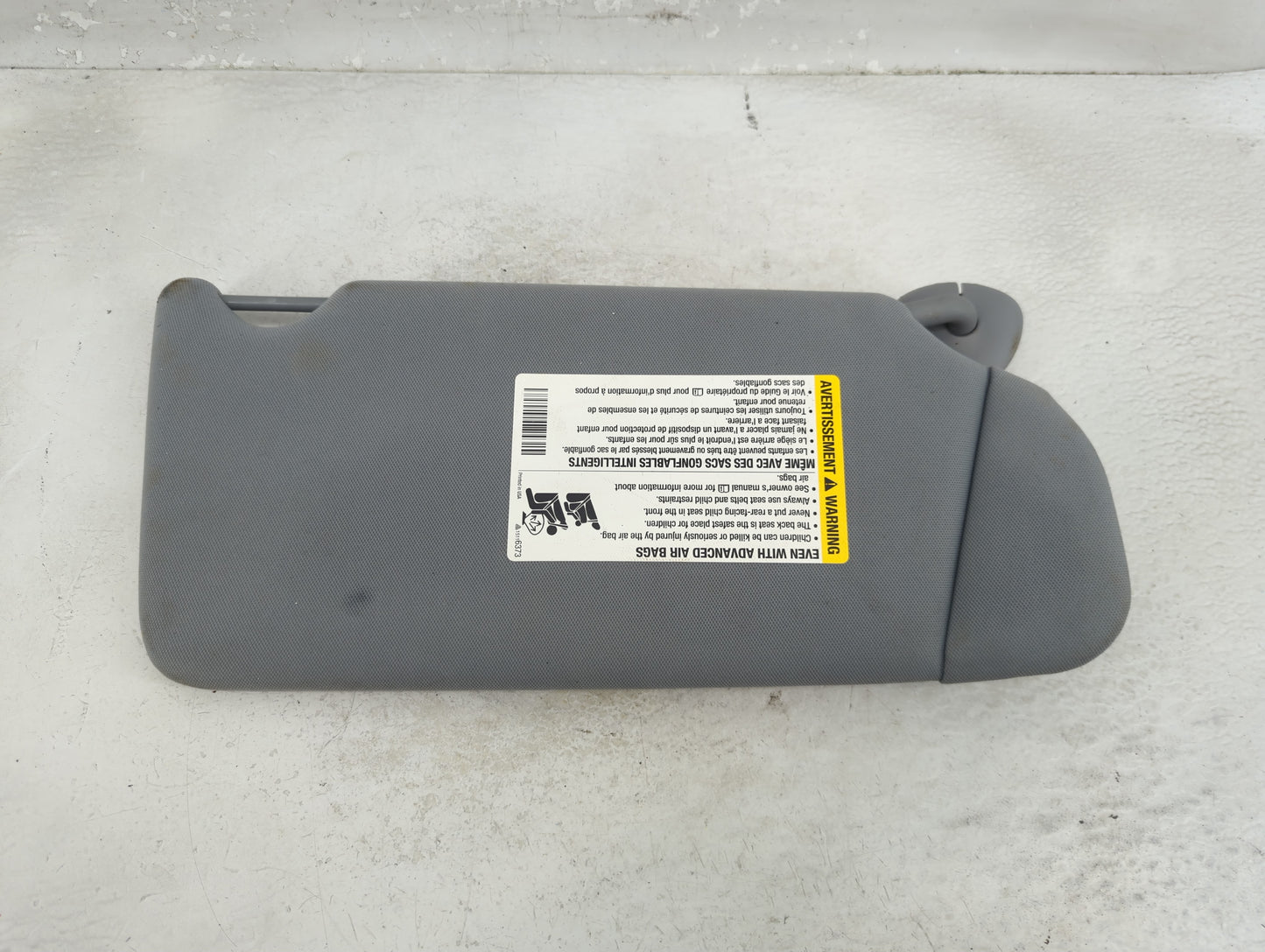 2005-2009 Buick Lacrosse Sun Visor Shade Replacement Driver Left Mirror Fits Fits 2005 2006 2007 2008 2009 OEM Used Auto Par