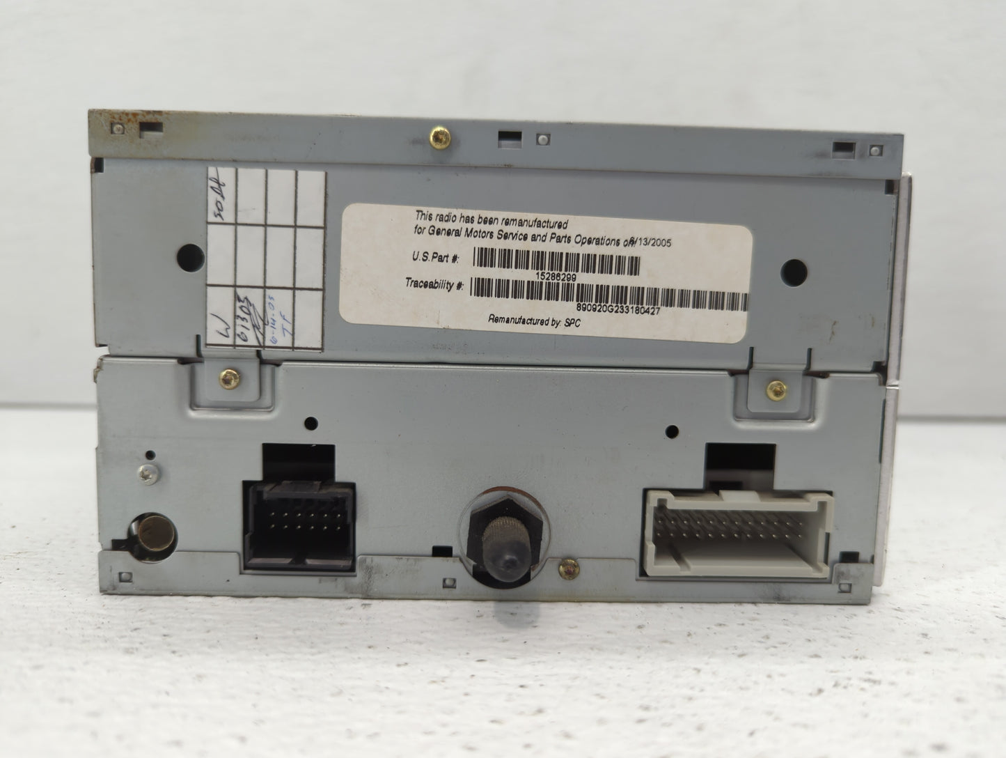 2004-2005 Cadillac Cts Radio AM FM Cd Player Receiver Replacement P/N:812546281 15144091 Fits Fits 2004 2005 OEM Used Auto P