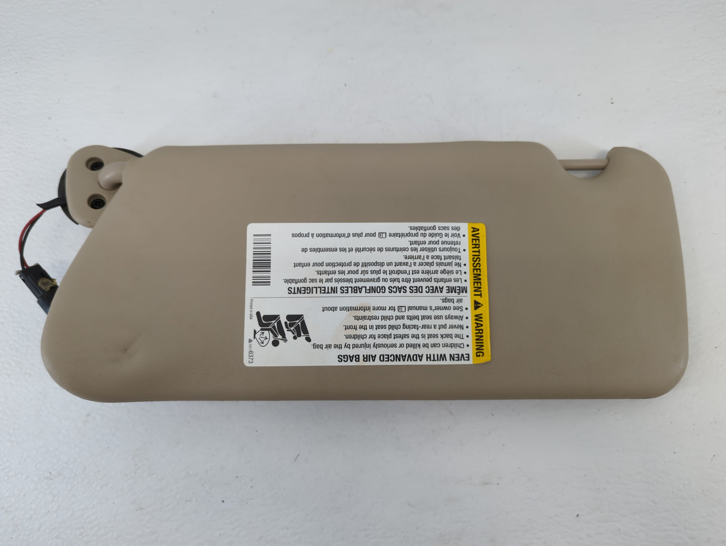 2003-2007 Cadillac Cts Sun Visor Shade Replacement Passenger Right Mirror Fits Fits 2003 2004 2005 2006 2007 OEM Used Auto P