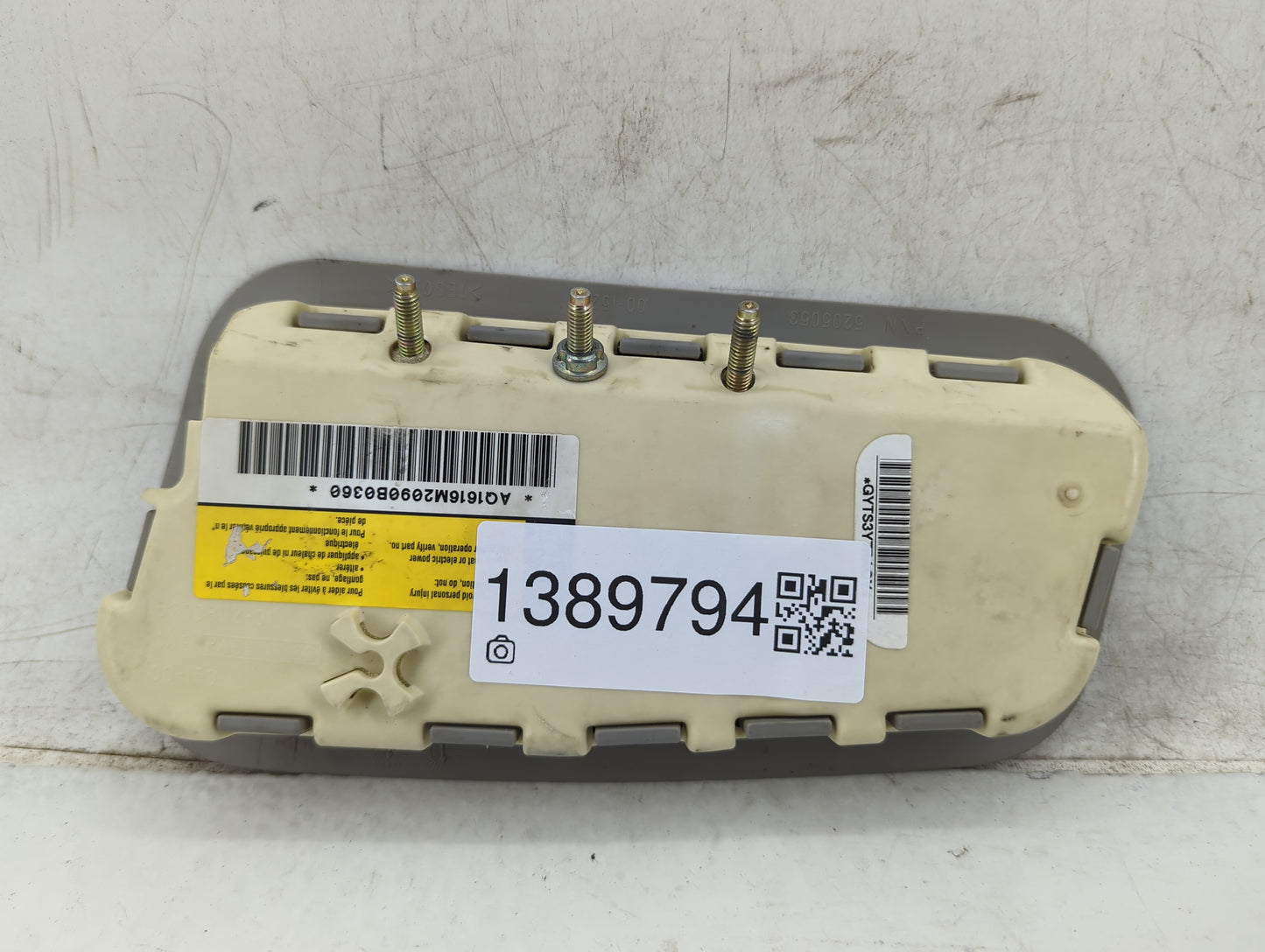 2004-2005 Cadillac Deville Air Bag Passenger Seat Right OEM Fits Fits 2004 2005 OEM Used Auto Parts - Oemusedautoparts1.com