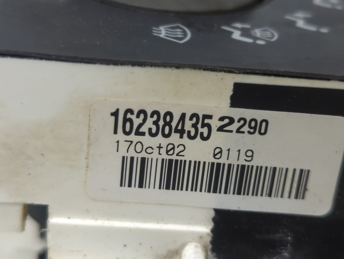 1996-2005 Chevrolet Astro Climate Control Module Temperature AC/Heater Replacement P/N:16238435 Fits OEM Used Auto Parts - O