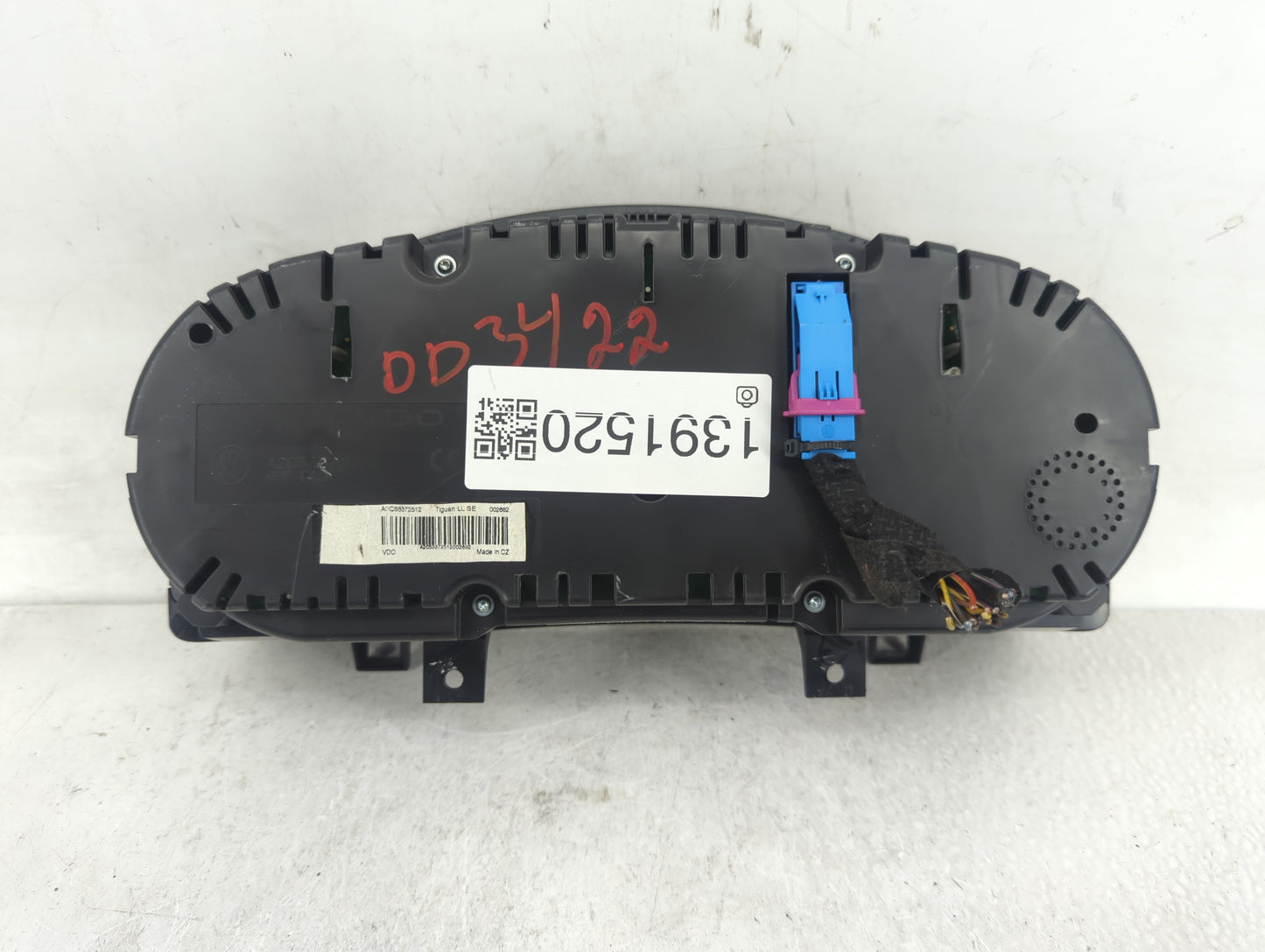 2003-2005 Chevrolet Impala Instrument Cluster Speedometer Gauges P/N:5N0920 961A Fits Fits 2003 2004 2005 OEM Used Auto Part