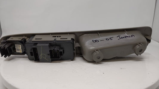 2005 Chevrolet Impala Master Power Window Switch Replacement Driver Side Left Fits OEM Used Auto Parts