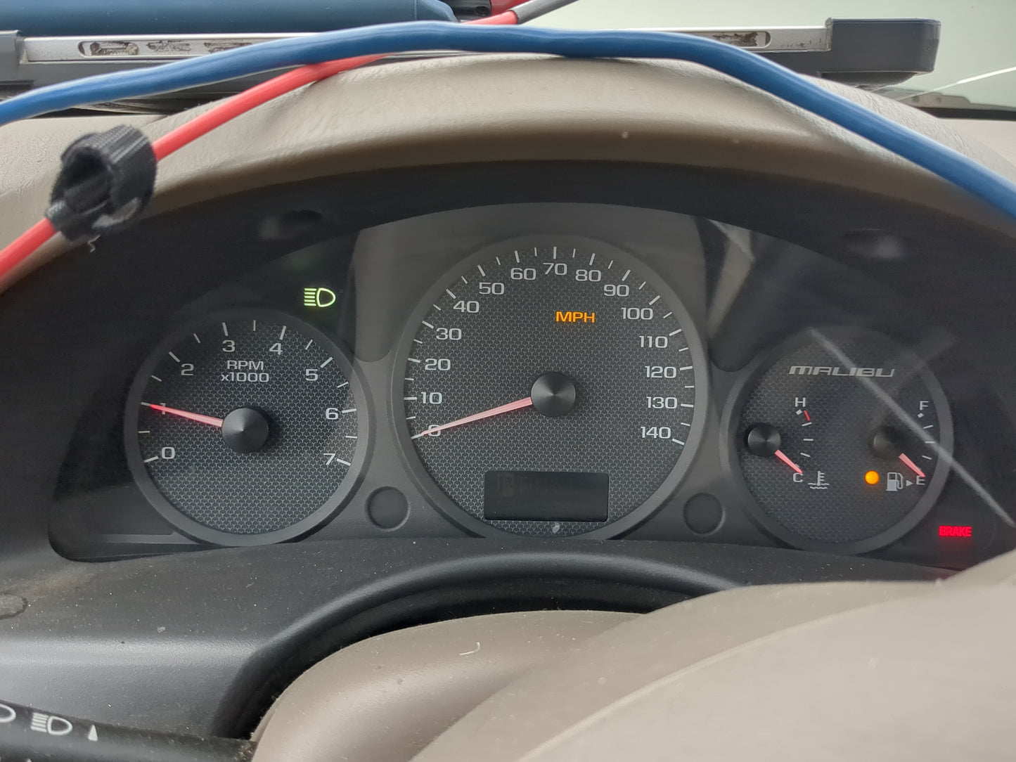 2004-2005 Chevrolet Malibu Instrument Cluster Speedometer Gauges Fits Fits 2004 2005 OEM Used Auto Parts - Oemusedautoparts1