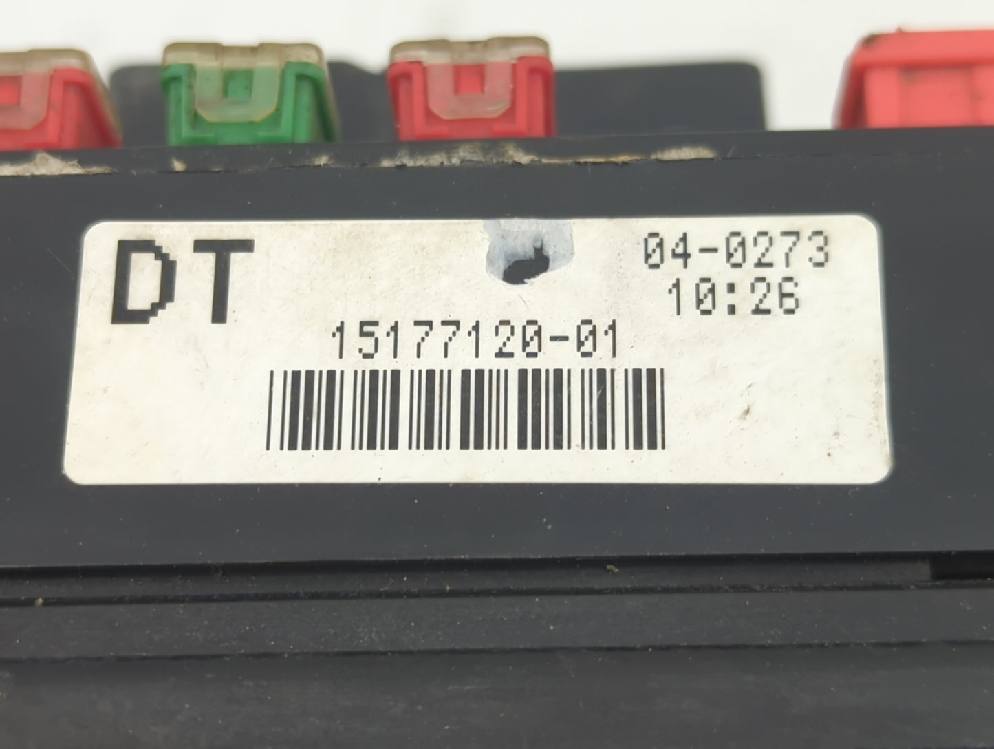 2003-2005 Chevrolet Silverado Fusebox Fuse Box Panel Relay Module P/N:15177120-01 Fits Fits 2003 2004 2005 2006 OEM Used Aut