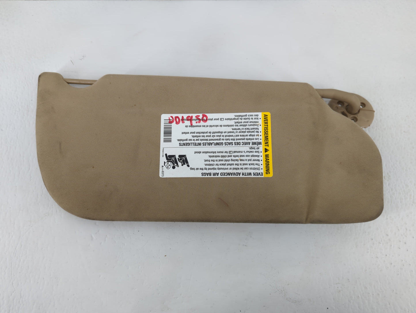 2005-2009 Chevrolet Uplander Sun Visor Shade Replacement Driver Left Mirror Fits Fits 2005 2006 2007 2008 2009 OEM Used Auto