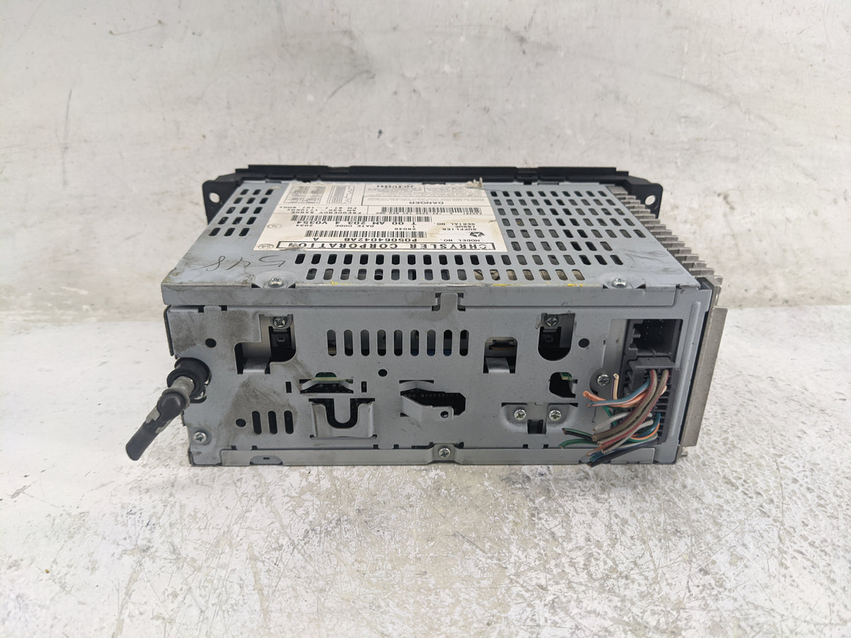 2005 Chrysler Town and Country Radio AM FM Cd Player Receiver Replacement P/N:P05064042AB Fits Fits 2002 2003 2004 2006 2007
