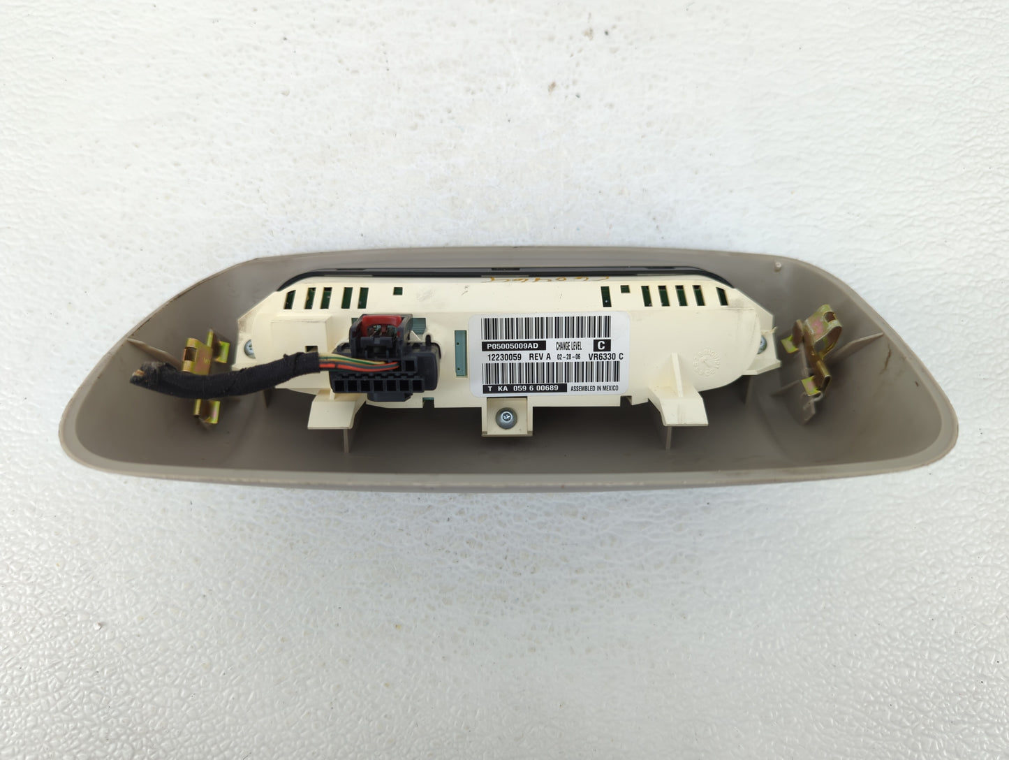 2001-2007 Dodge Caravan Climate Control Module Temperature AC/Heater Replacement P/N:P05005009AD Fits OEM Used Auto Parts -