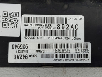 2005 Dodge Ram 1500 PCM Engine Control Computer ECU ECM PCU OEM Fits OEM Used Auto Parts