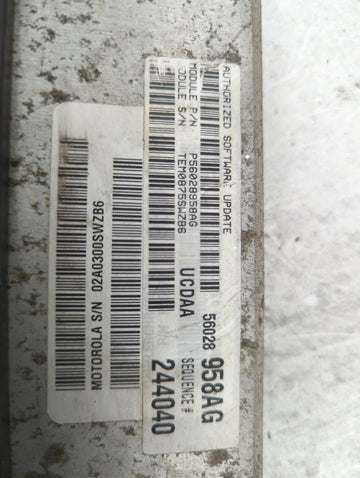 2005 Dodge Ram 1500 PCM Engine Control Computer ECU ECM PCU OEM P/N:P56028958AG TEM0875SWZB6, 02A0300SWZB6 Fits OEM Used Auto Parts