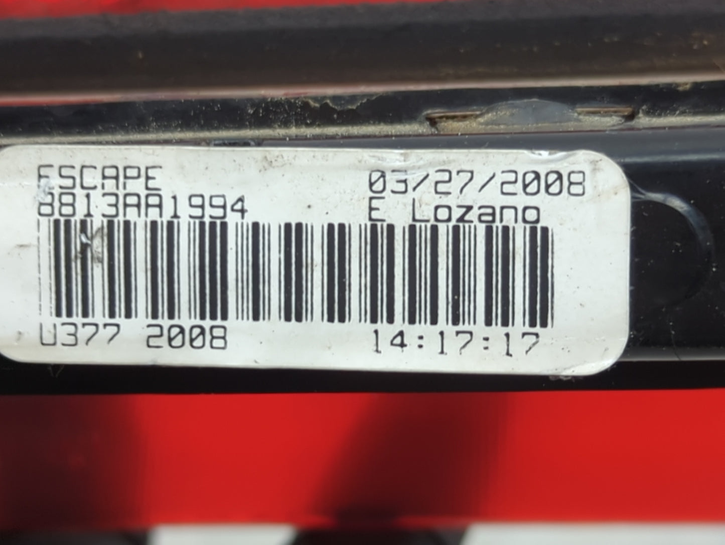 2005 Ford Escape Third Brake Light Tail Light P/N:8413AB0407 Fits OEM Used Auto Parts - Oemusedautoparts1.com