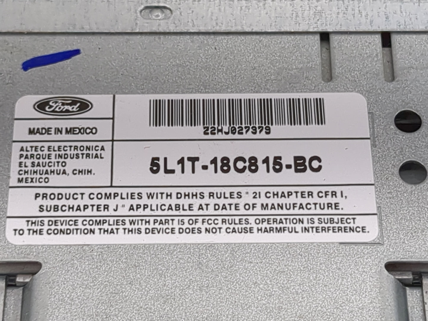 2003-2005 Ford Expedition Radio AM FM Cd Player Receiver Replacement P/N:5L1T-18C815-BC 5L1T-18C815-AA Fits Fits 2003 2004 2