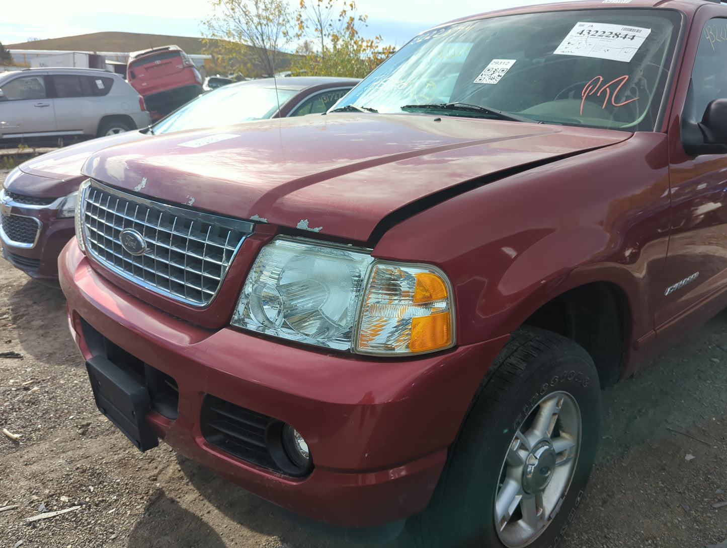 2002-2005 Ford Explorer Driver Left Oem Head Light Headlight Lamp - Oemusedautoparts1.com
