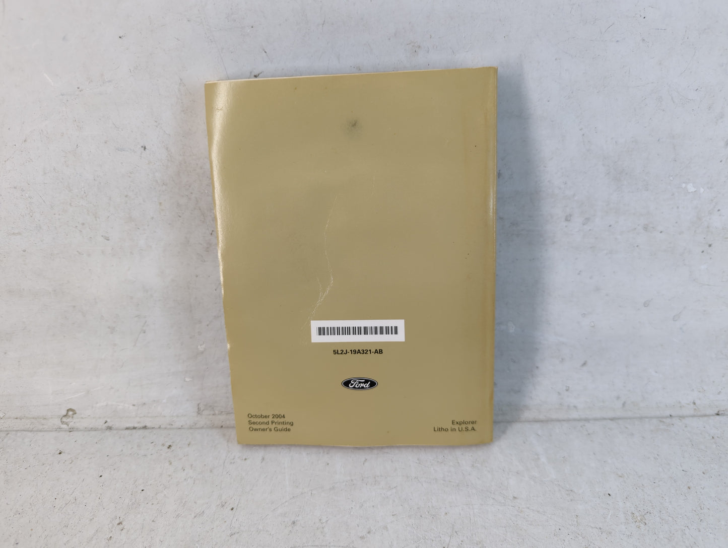 2005 Ford Explorer Owners Manual Book Guide P/N:5L2J-19A321-AB OEM Used Auto Parts - Oemusedautoparts1.com