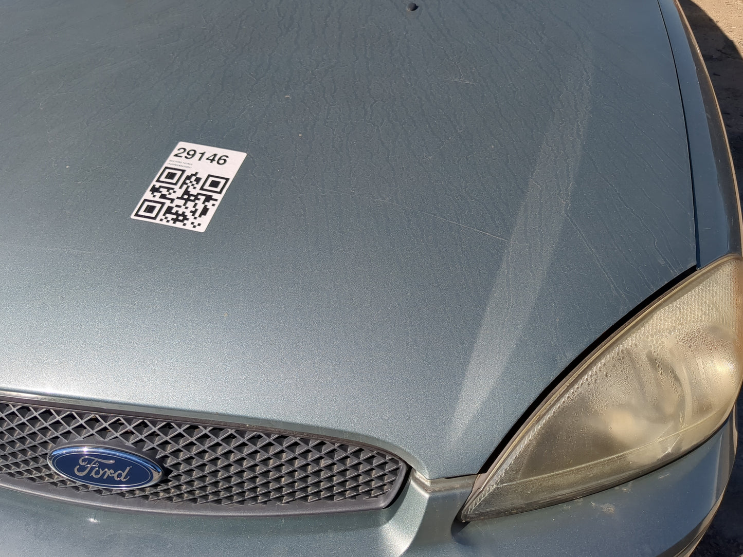 2000-2007 Ford Taurus Hood Oem - Oemusedautoparts1.com