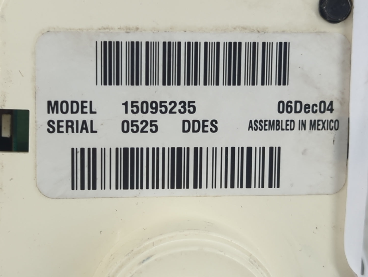 2002-2009 Gmc Envoy Climate Control Module Temperature AC/Heater Replacement P/N:15095235 Fits OEM Used Auto Parts - Oemused