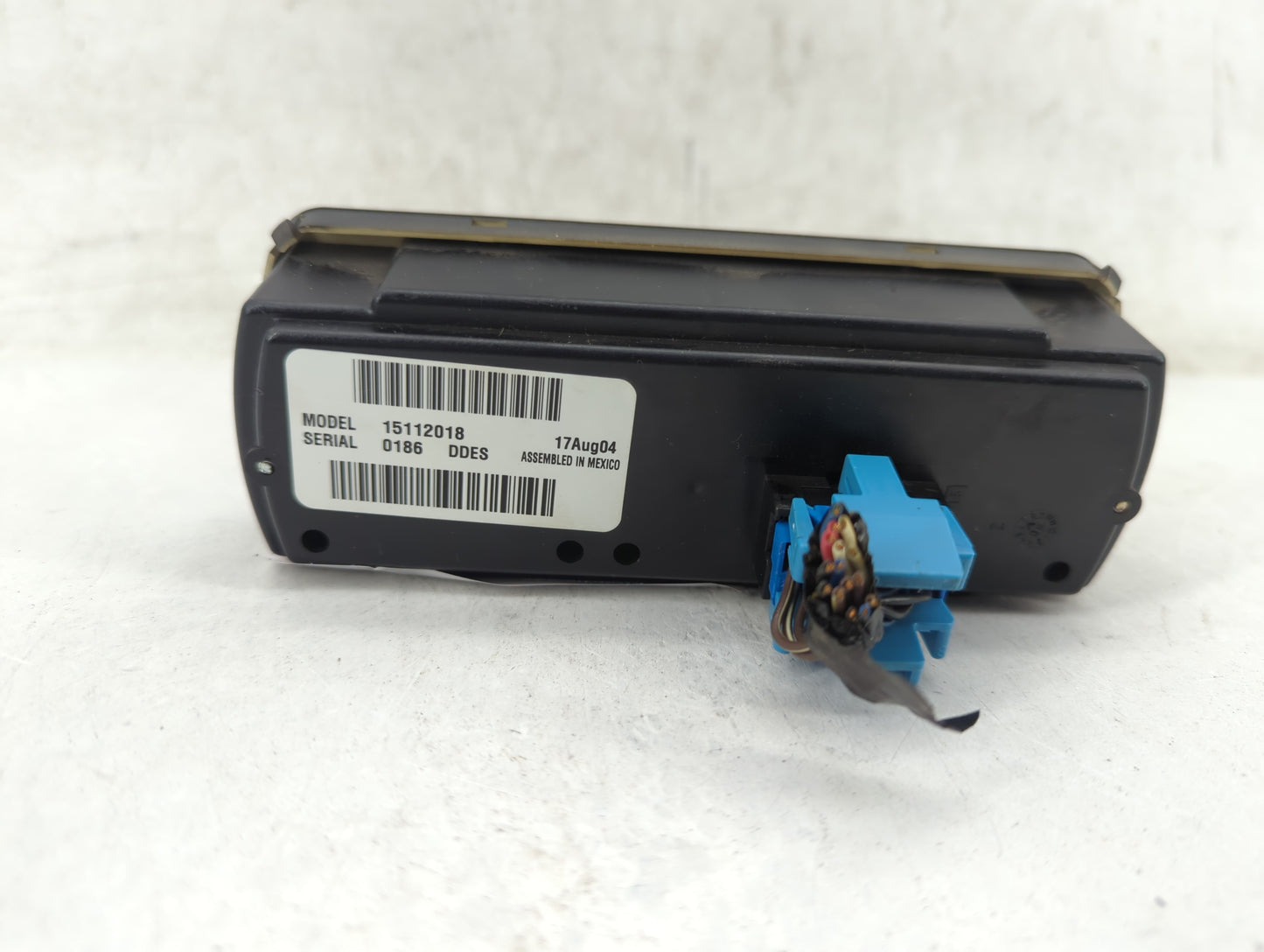 2003-2006 Gmc Yukon Climate Control Module Temperature AC/Heater Replacement P/N:15112018 Fits Fits 2003 2004 2005 2006 OEM