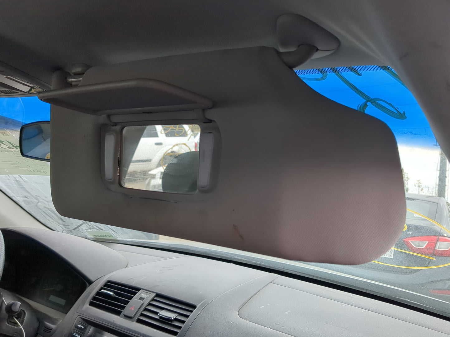 2003-2007 Honda Accord Sun Visor Shade Replacement Passenger Right Mirror Fits Fits 2003 2004 2005 2006 2007 OEM Used Auto P