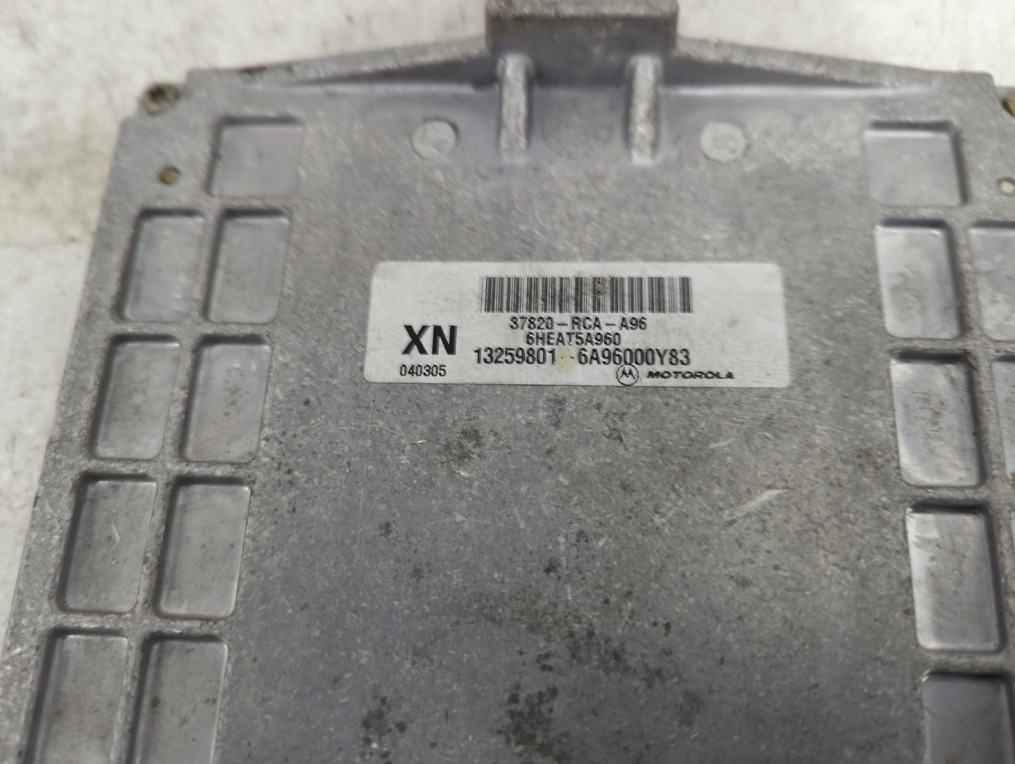2005 Honda Accord PCM Engine Control Computer ECU ECM PCU OEM P/N:37820-RCA-A96 Fits OEM Used Auto Parts - Oemusedautoparts1