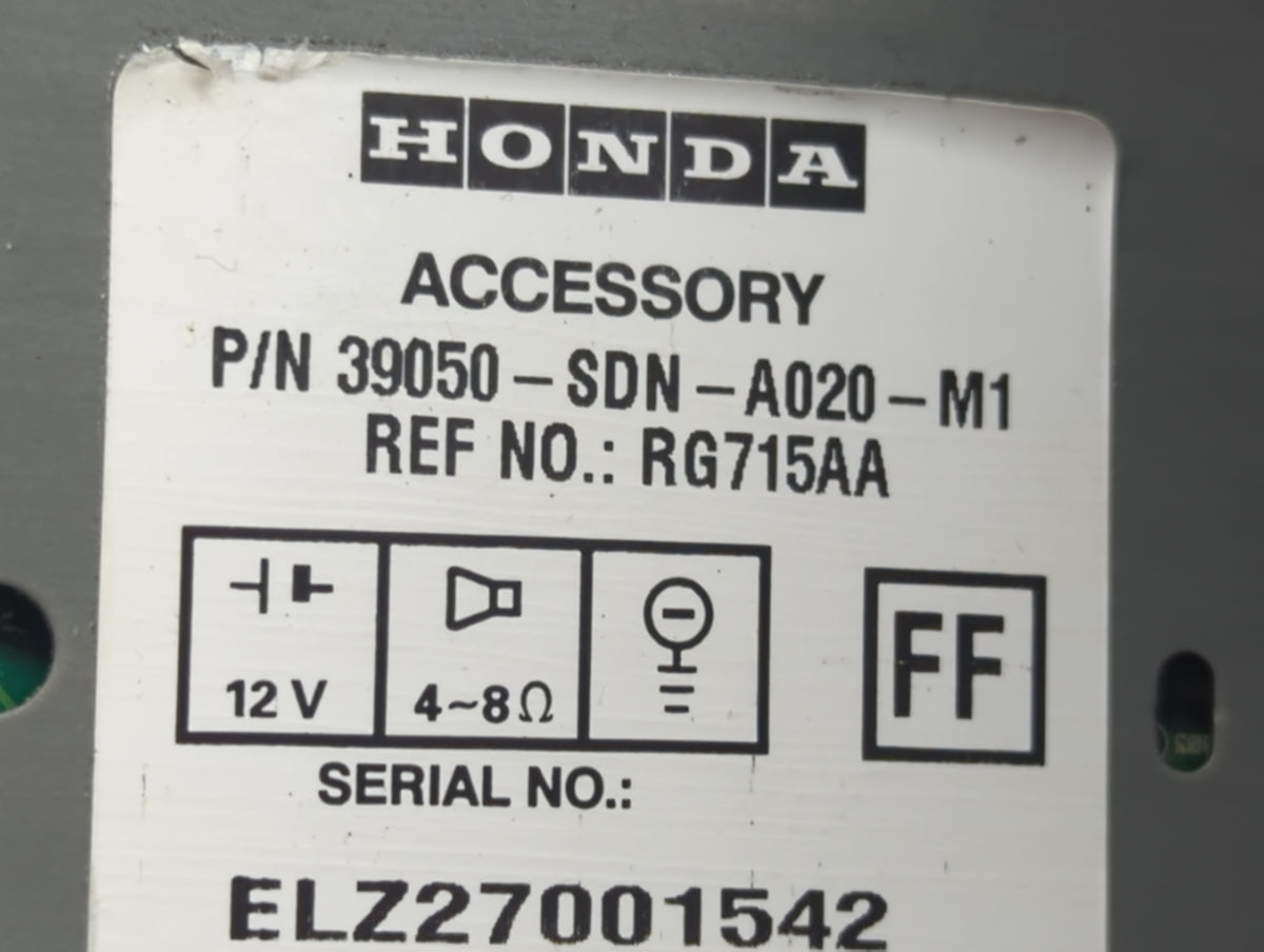 2003-2005 Honda Accord Information Radio Display Screen - Oemusedautoparts1.com