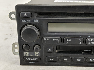 2005-2006 Honda Cr-V Radio AM FM Cd Player Receiver Replacement P/N:39101-S9A-A510-M1 Fits Fits 2005 2006 OEM Used Auto Parts