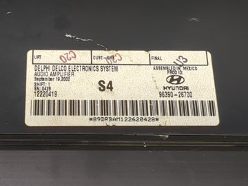2003-2006 Hyundai Santa Fe Radio Speaker Amplifier 96390-26700|12220419