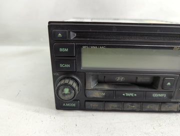 2005-2006 Hyundai Tucson Radio AM FM Cd Player Receiver Replacement P/N:96180-2E100 Fits Fits 2005 2006 OEM Used Auto Parts