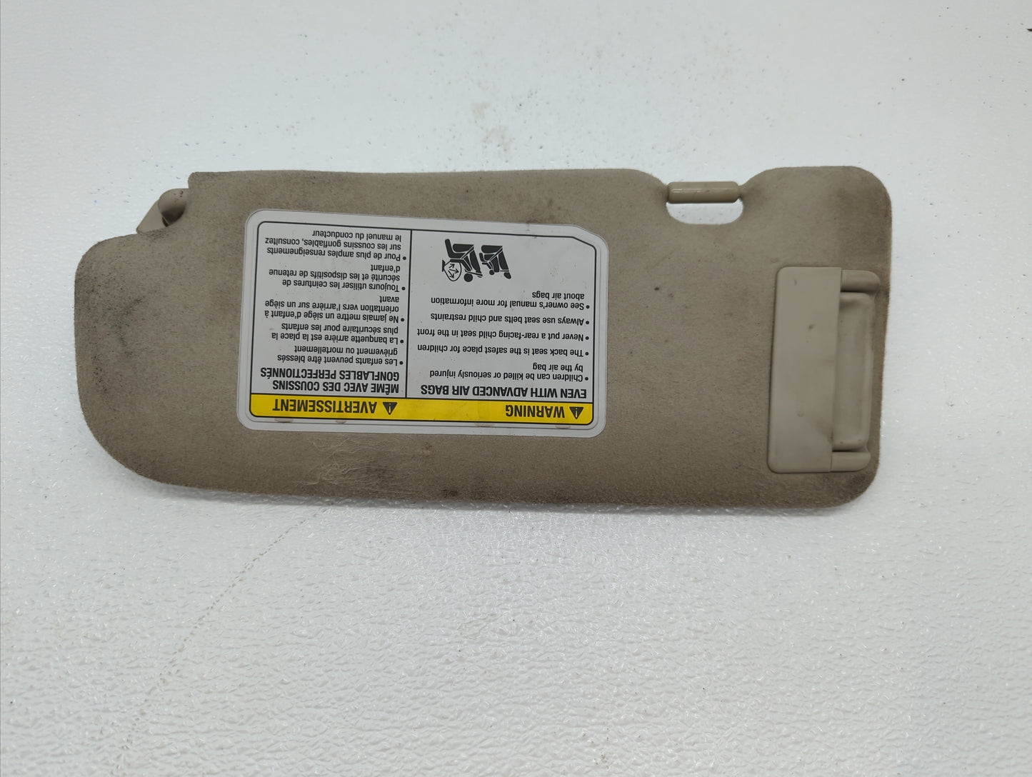 2005-2007 Infiniti G35 Sun Visor Shade Replacement Passenger Right Mirror Fits Fits 2005 2006 2007 OEM Used Auto Parts - Oem