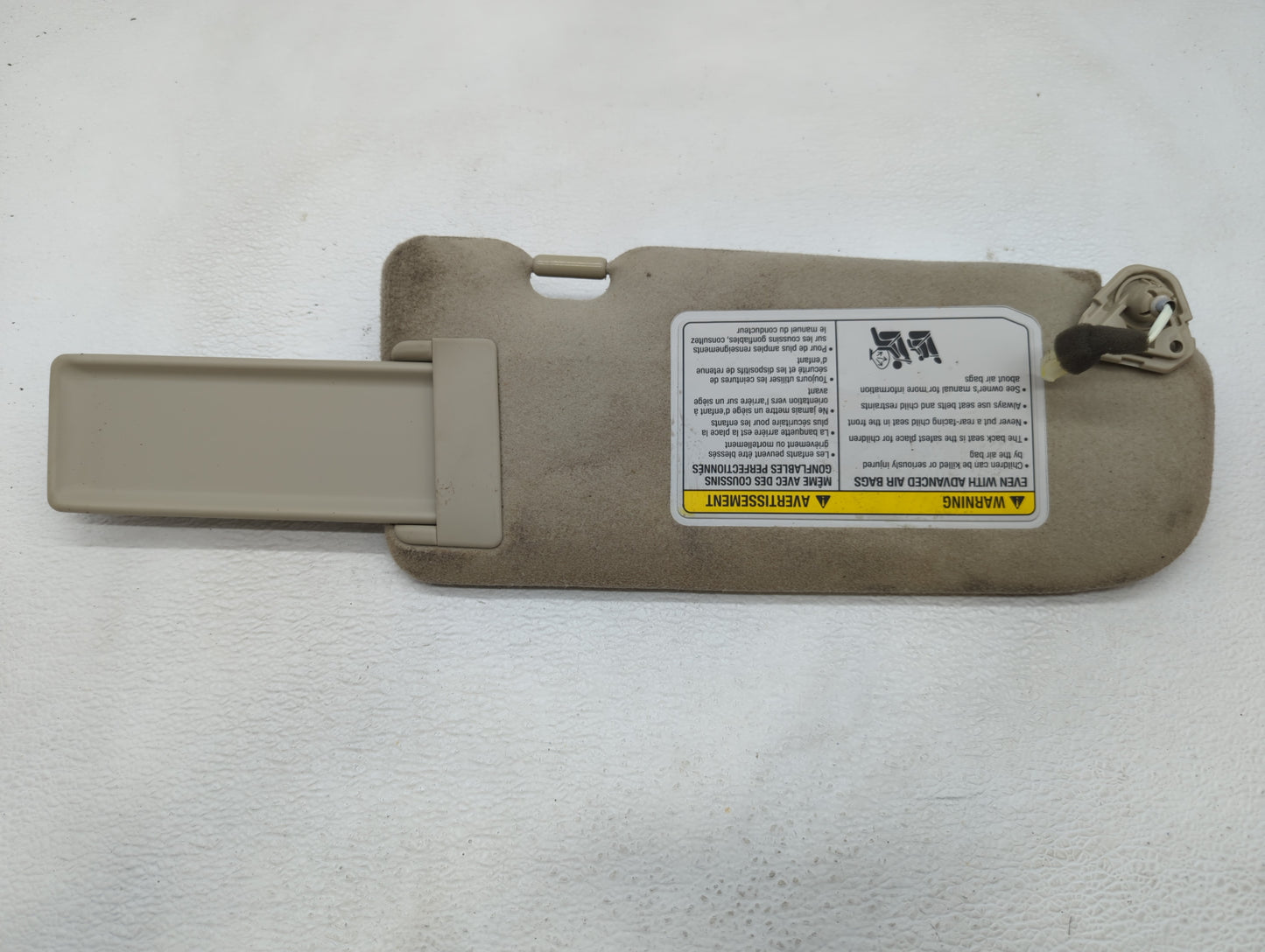 2005-2007 Infiniti G35 Sun Visor Shade Replacement Passenger Right Mirror Fits Fits 2005 2006 2007 OEM Used Auto Parts - Oem