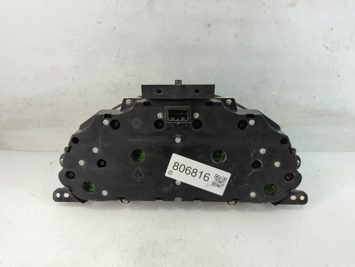 2005 Jeep Liberty Instrument Cluster Speedometer Gauges P/N:04828962AB Miles:1K Fits OEM Used Auto Parts - Oemusedautoparts1
