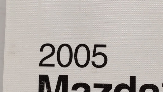 2005 Mazda 3 Owners Manual Book Guide OEM Used Auto Parts