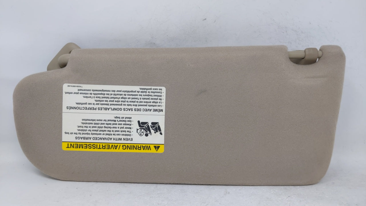 2005 Mazda 6 Sun Visor Shade Replacement Passenger Right Mirror Fits OEM Used Auto Parts - Oemusedautoparts1.com