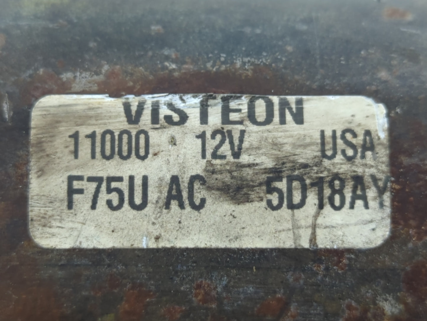 2005-2009 Mercury Grand Marquis Car Starter Motor Solenoid OEM P/N:F75U AC 5D18AY Fits Fits 2005 2006 2007 2008 2009 OEM Use