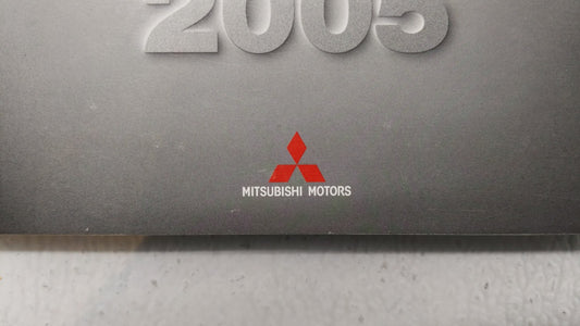 2005 Mitsubishi Galant Owners Manual Book Guide P/N:9290A438 OEM Used Auto Parts