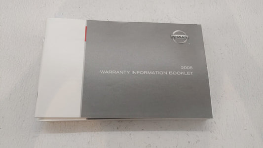 2005 Nissan Maxima Owners Manual Book Guide OEM Used Auto Parts
