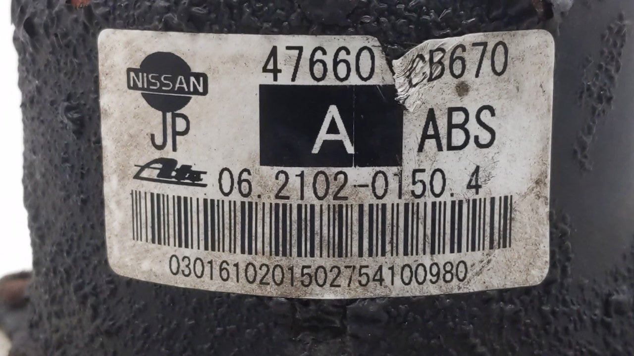 2004-2005 Nissan Murano ABS Pump Control Module Replacement P/N:47660 CB670 Fits Fits 2004 2005 OEM Used Auto Parts - Oemuse