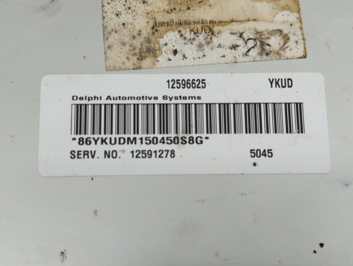 2005 Pontiac Grand Prix PCM Engine Control Computer ECU ECM PCU OEM P/N:12596625 12591278 Fits OEM Used Auto Parts - Oemused