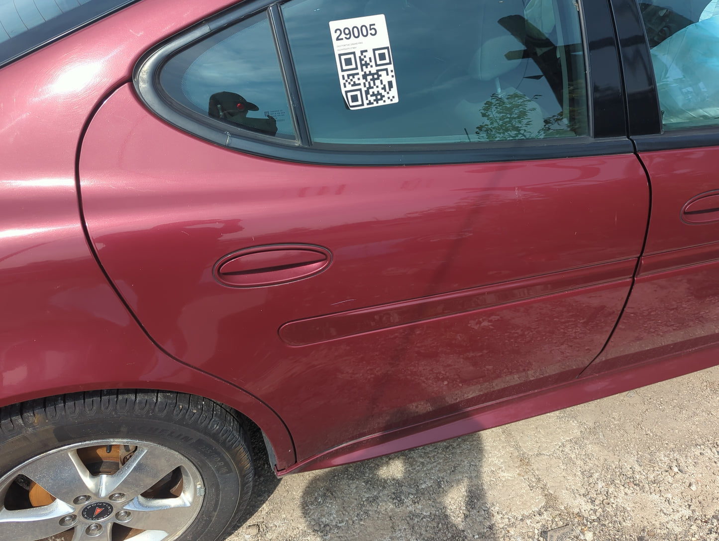 2004-2008 Pontiac Grand Prix Passenger Rear Door Oem - Oemusedautoparts1.com