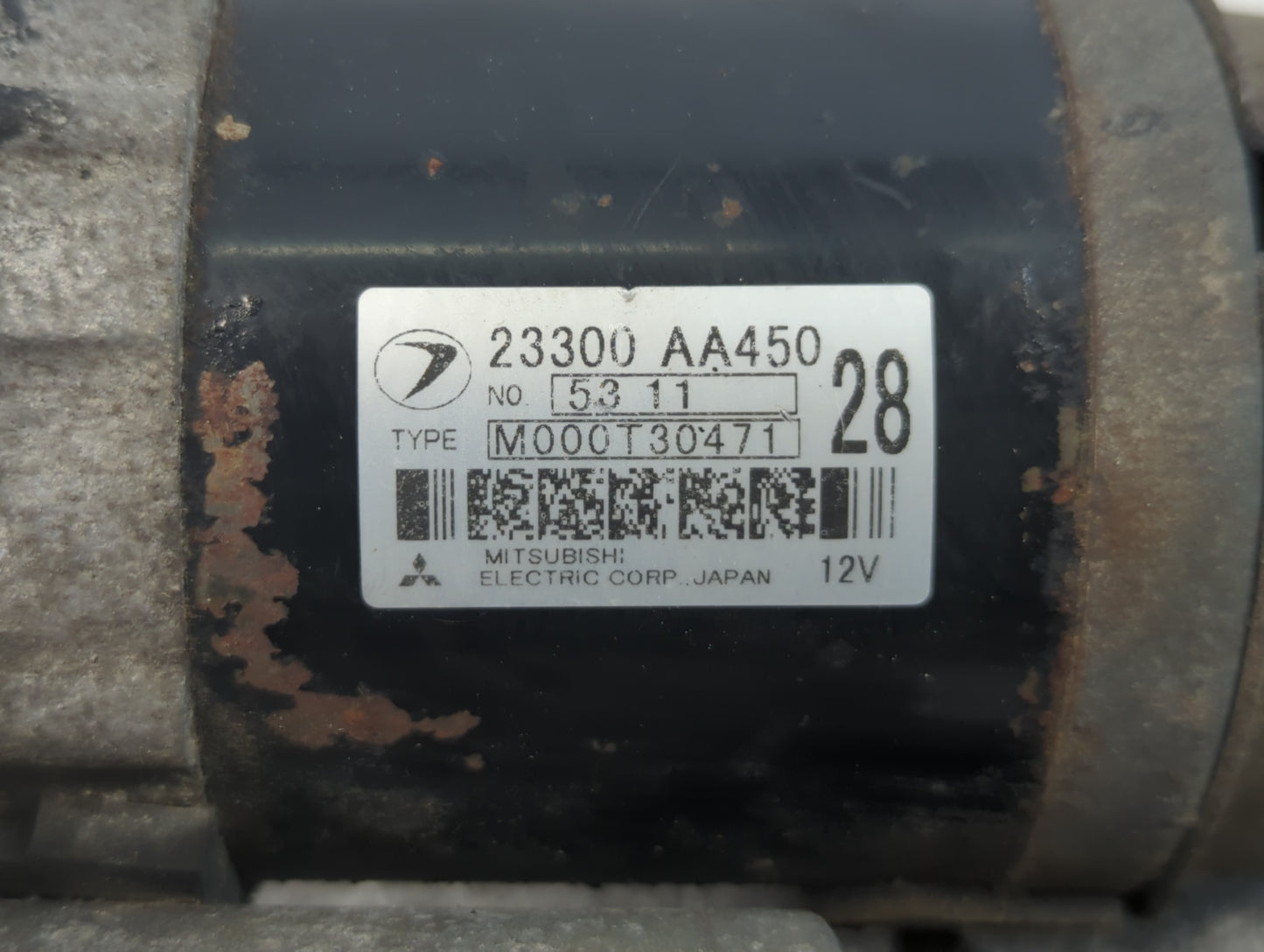 2004-2007 Subaru Impreza Car Starter Motor Solenoid OEM P/N:23300 AA450 Fits Fits 2003 2004 2005 2006 2007 2008 OEM Used Aut