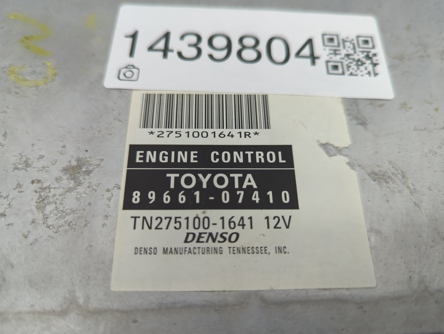 2005 Toyota Avalon PCM Engine Control Computer ECU ECM PCU OEM P/N:89661-07410 TN275100-1641, 2751001641R Fits OEM Used Auto