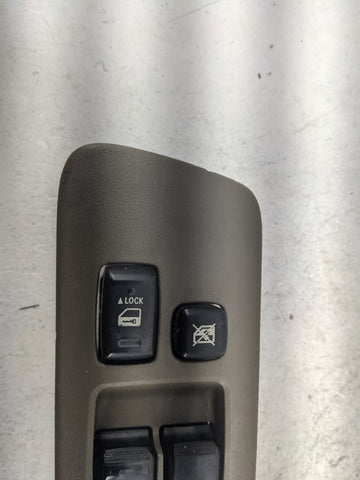 2005-2007 Toyota Highlander Master Power Window Switch Replacement Driver Side Left P/N:74240-48100 Fits Fits 2005 2006 2007 OEM Used Auto Parts