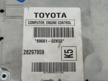 2004-2007 Toyota Matrix PCM Engine Control Computer ECU ECM PCU OEM P/N:89661-02K53 Fits Fits 2004 2005 2006 2007 OEM Used Auto Parts