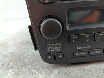 2005-2006 Acura Mdx Radio AM FM Cd Player Receiver Replacement P/N:39101-S3V-A070-M1 MF925A0, FMZ26014506 Fits Fits 2005 2006 OEM Used Auto Parts
