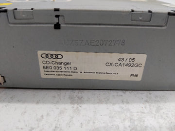 2002-2008 Audi A4 Am Fm Cd Player Radio Receiver
