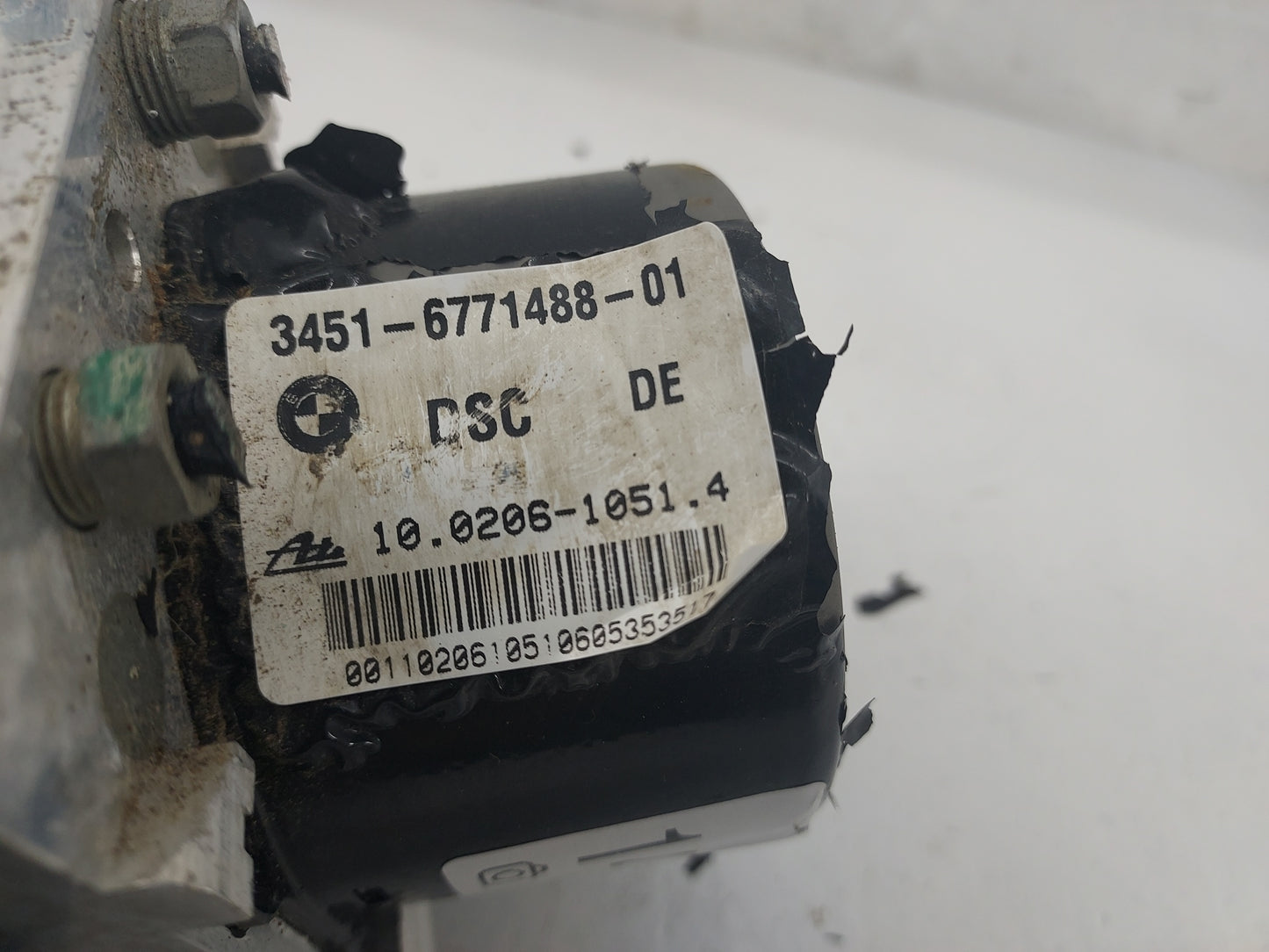 2006 Bmw 325i ABS Pump Control Module Replacement P/N:3451-6771488-01 10.0206-1051.4, 3452 6771489-01, 10.0961-0820.3 Fits O