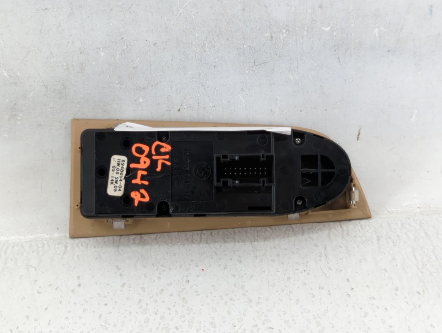 2006 Bmw 330i Master Power Window Switch Replacement Driver Side Left P/N:9132134-04 Fits Fits 2007 2008 2009 2010 2011 2012